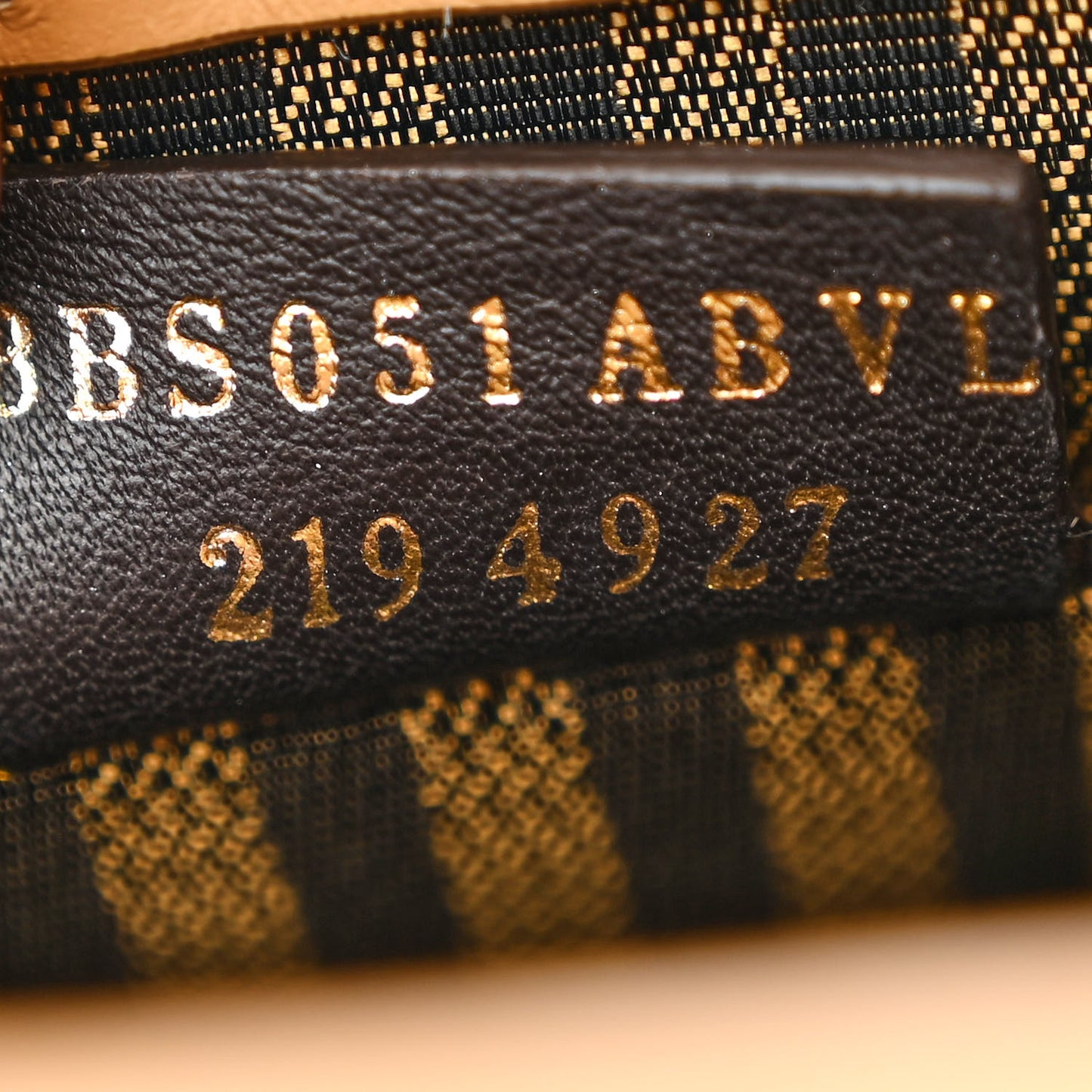 Vitello King Plexiglass Logo Embossed Mini Fendi Sunshine Shopper Tote Miele Scuro