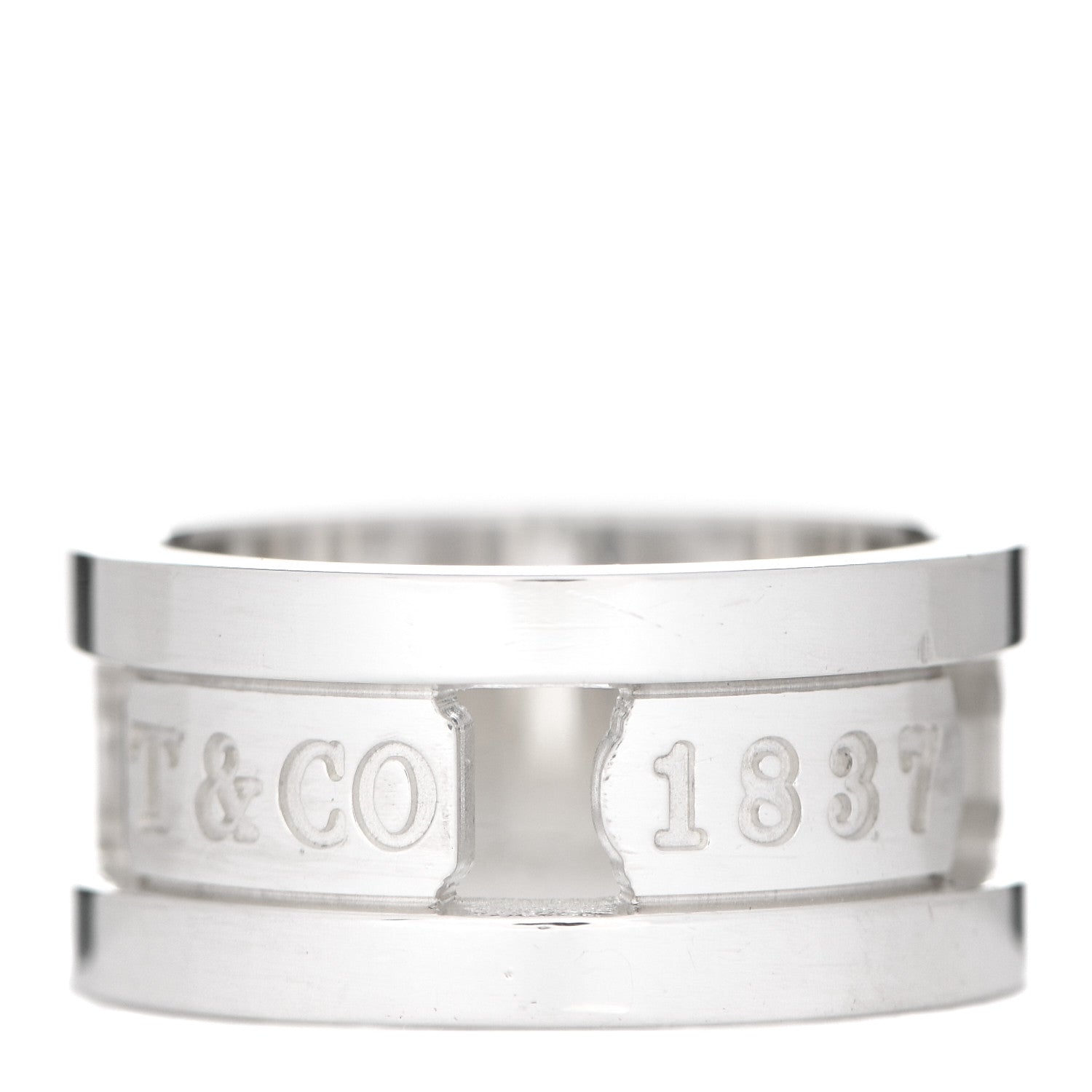 Tiffany Sterling Silver 1837 Elements Ring 50 5.5 1 of 4