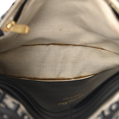 Christian Dior Oblique Saddle Chain Pouch Blue 5 of 9