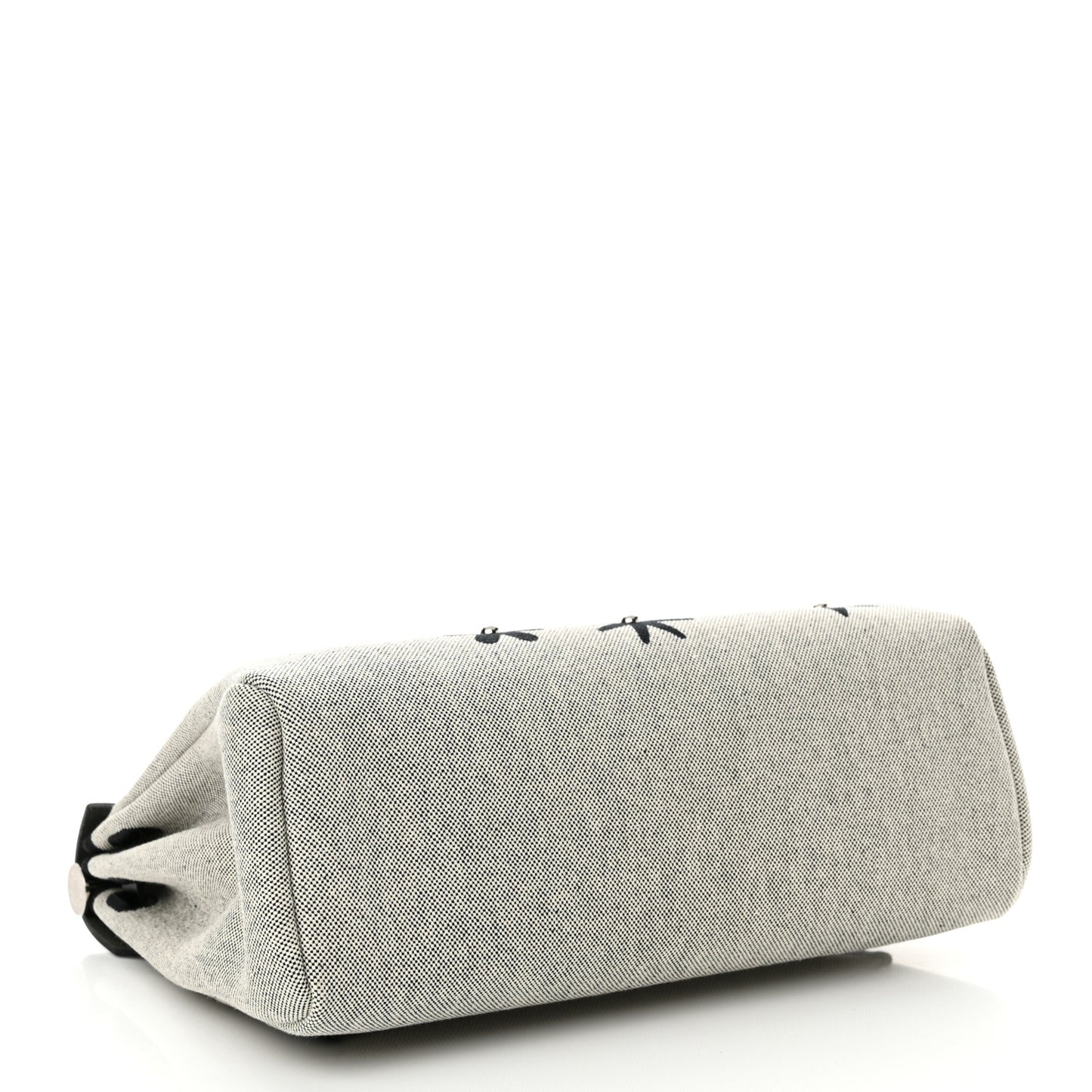 H Plume Canvas Vache Hunter Circuit Rider Hobnailed Herbag Zip Retourne 31 PM Black Ecru