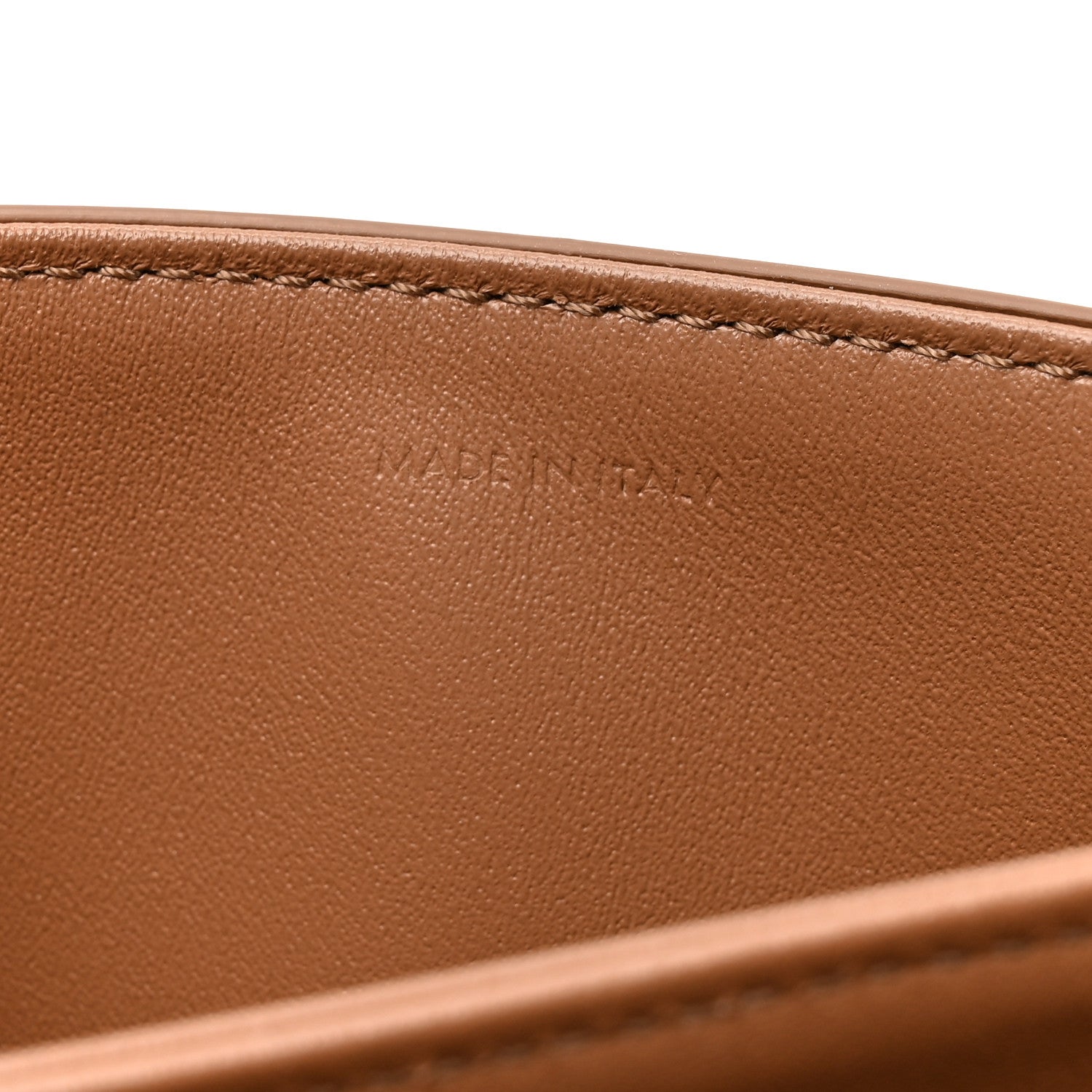 Celine Shiny Calfskin Teen Triomphe Bronze 6 of 11