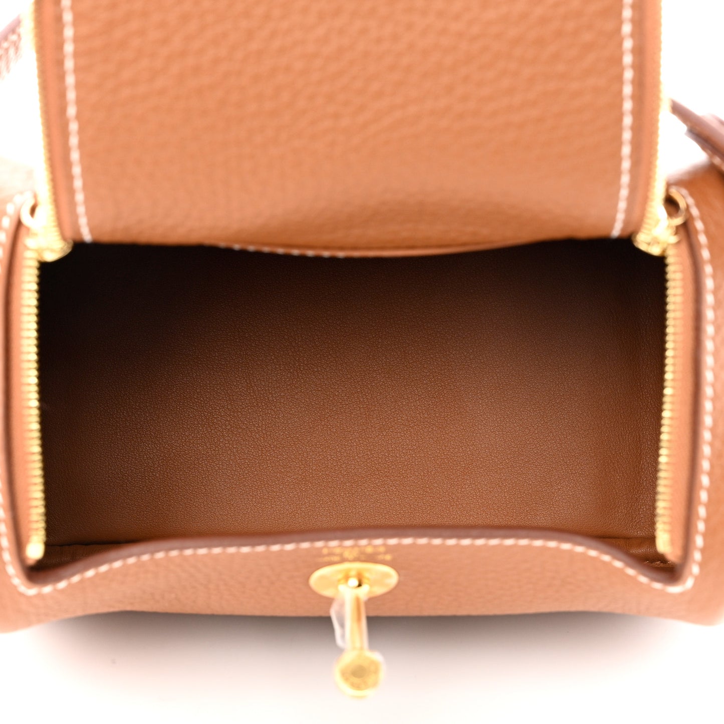 Taurillon Clemence Mini Lindy 20 Gold