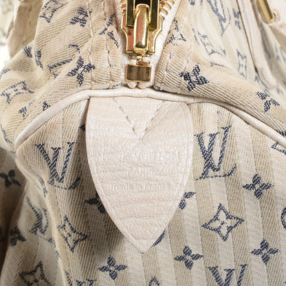 Louis Vuitton Mini Lin Croisette Speedy 30 Blue 7 of 7