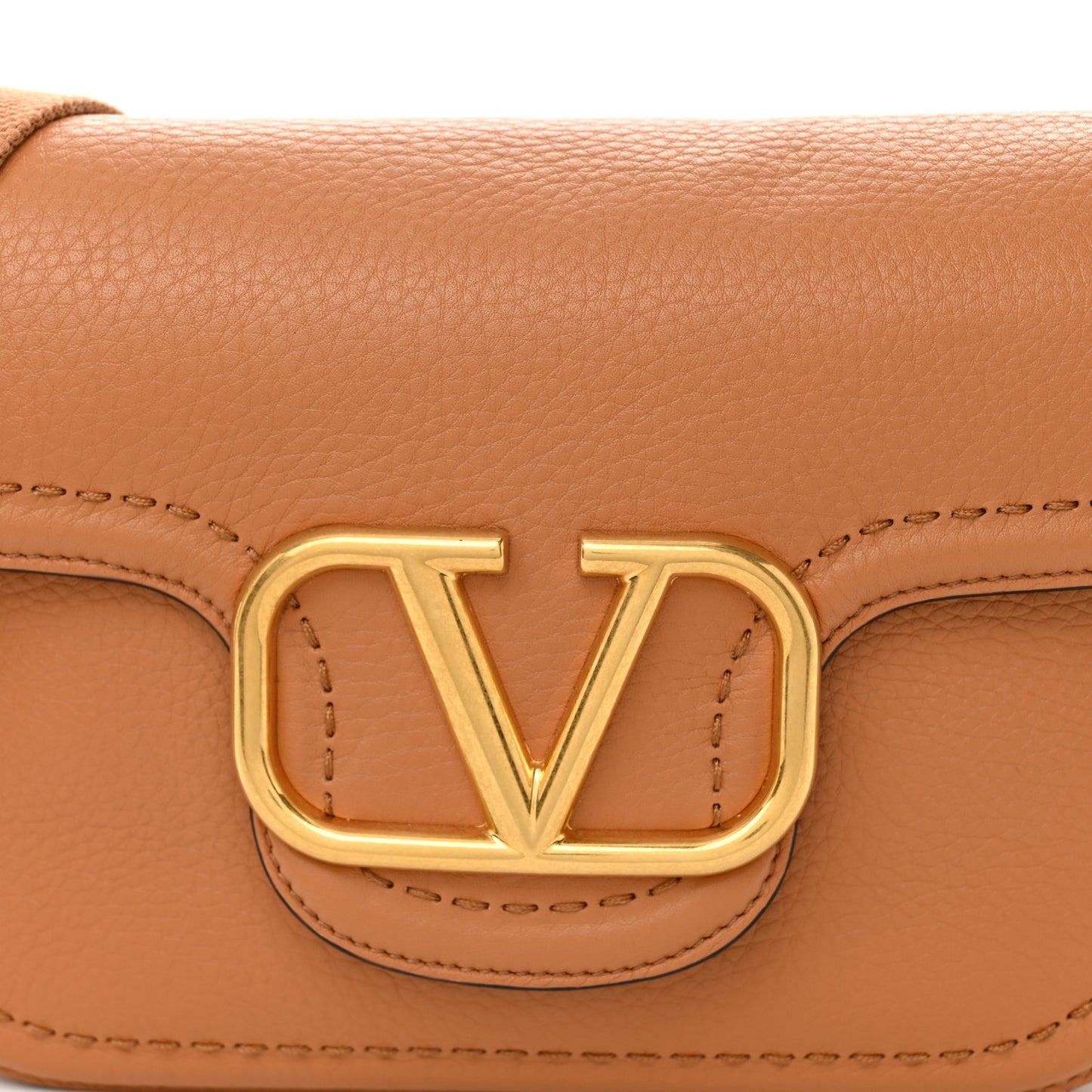 Soft Grainy Calfskin Alltime Shoulder Bag Almond Beige