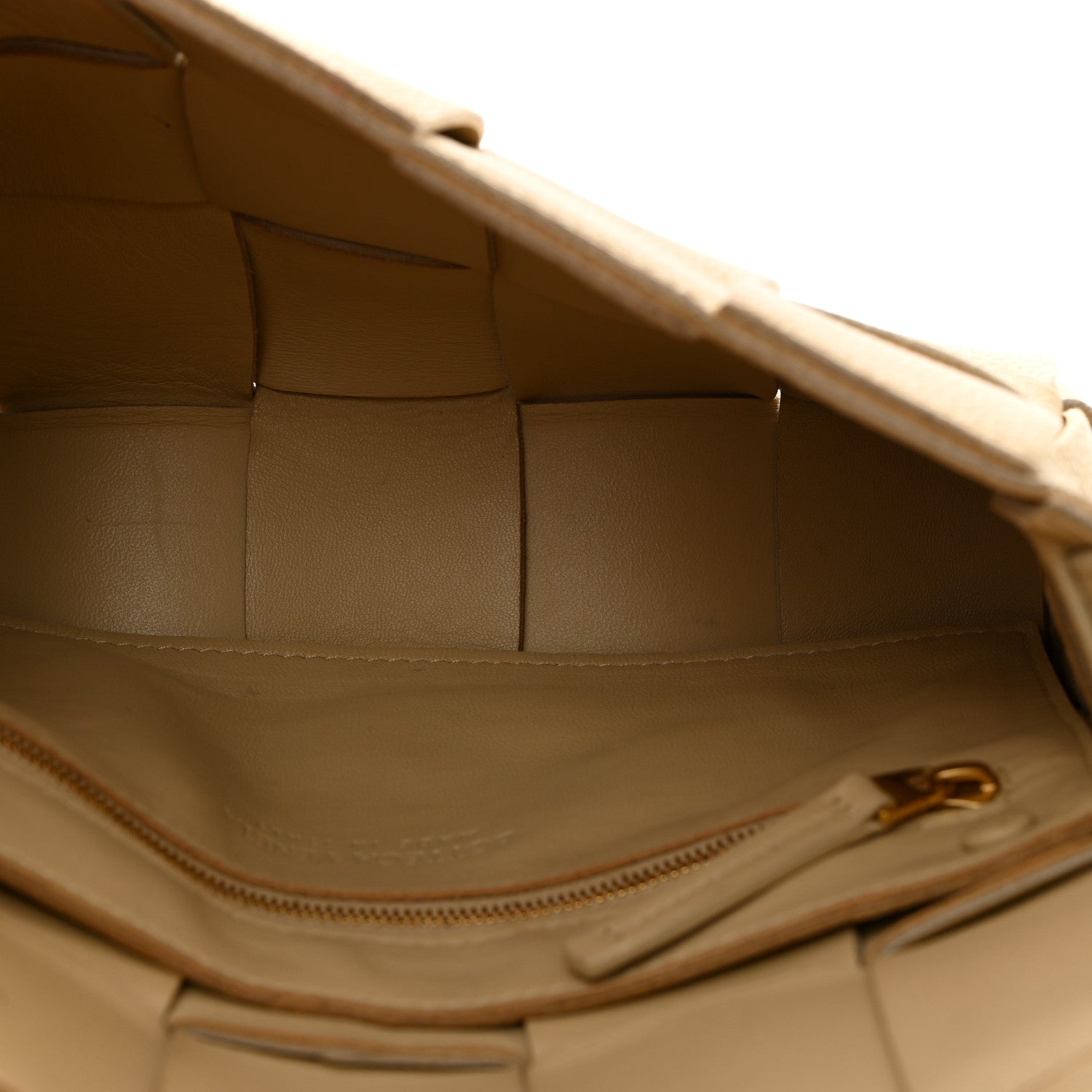 Bottega Veneta Grained Calfskin Maxi Intrecciato Cassette Crossbody Bag Porridge 5 of 10