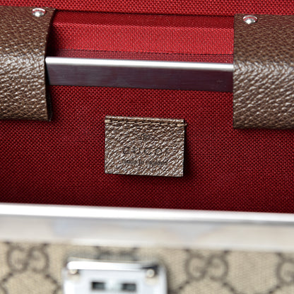 Gucci GG Supreme Monogram Globe-Trotter Beauty Case Brown 5 of 12
