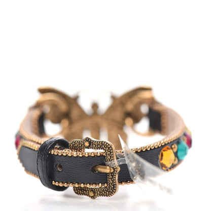 Gucci Calfskin Crystal Butterfly Bracelet Multicolor 4 of 5