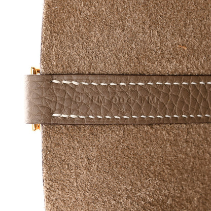 Hermes Taurillon Clemence Picotin Lock 22 MM Etoupe 7 of 10