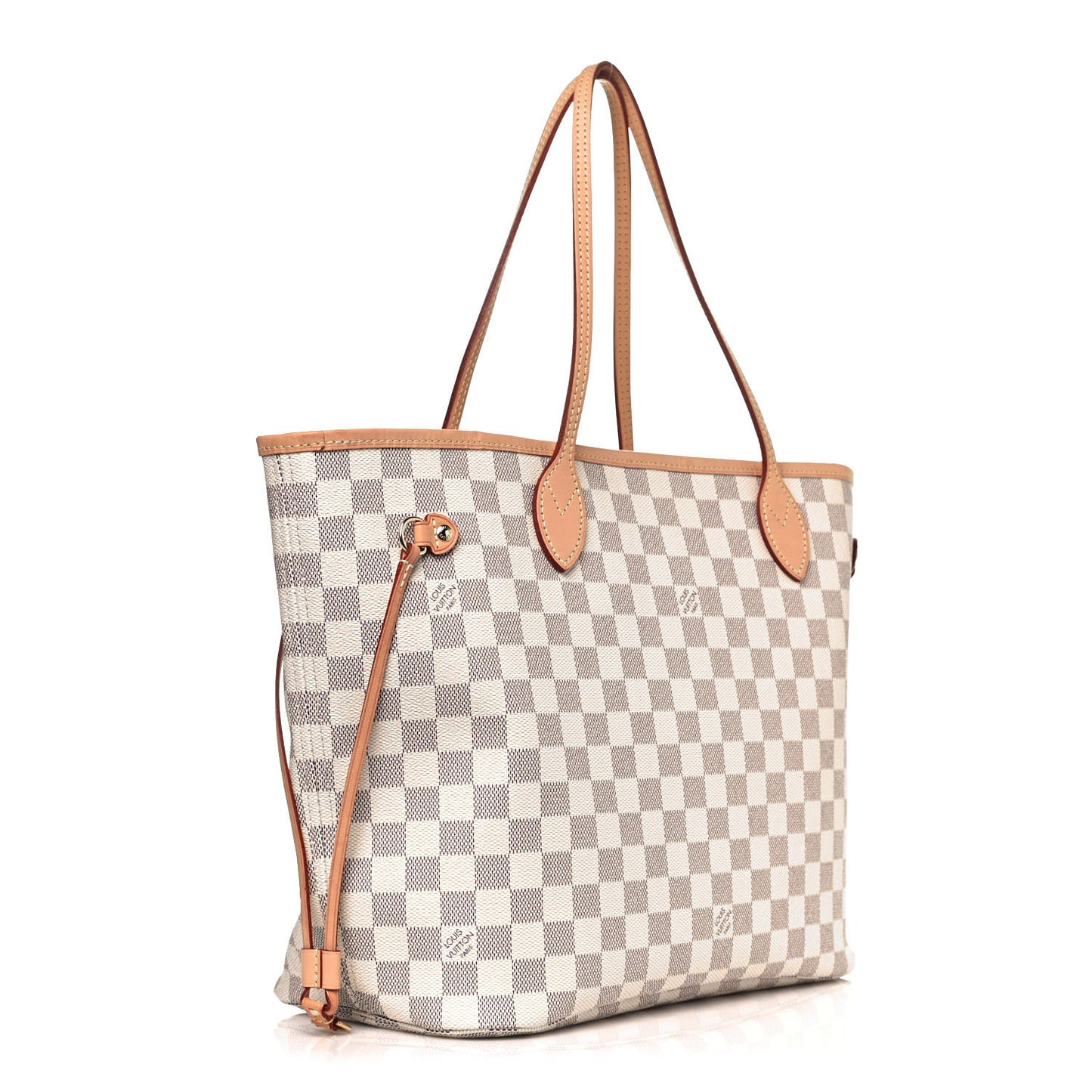 Damier Azur Neo Neverfull MM Rose Ballerine