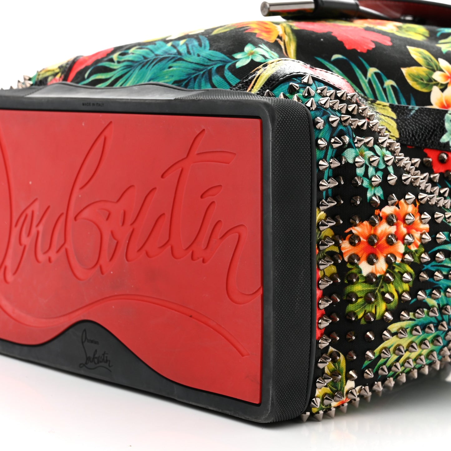 Canvas Print Spiked Explorafunk Backpack Multicolor