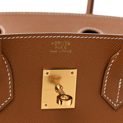 Hermes Epsom BIRKIN 30 Gold 8 of 11