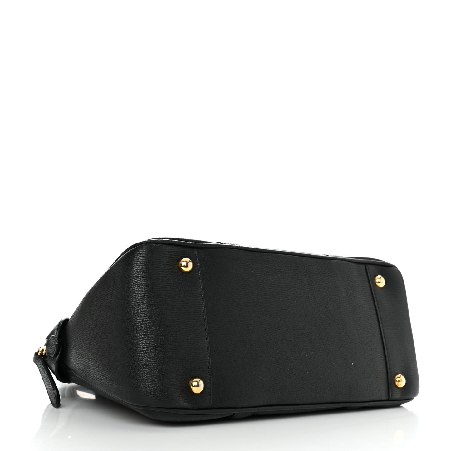 Derby Calfskin Medium Milverton Satchel Black