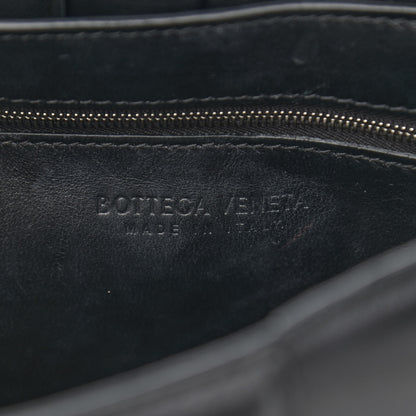 Bottega Veneta Lambskin Maxi Intreccio Padded Chain Cassette Crossbody Bag Black 5 of 16
