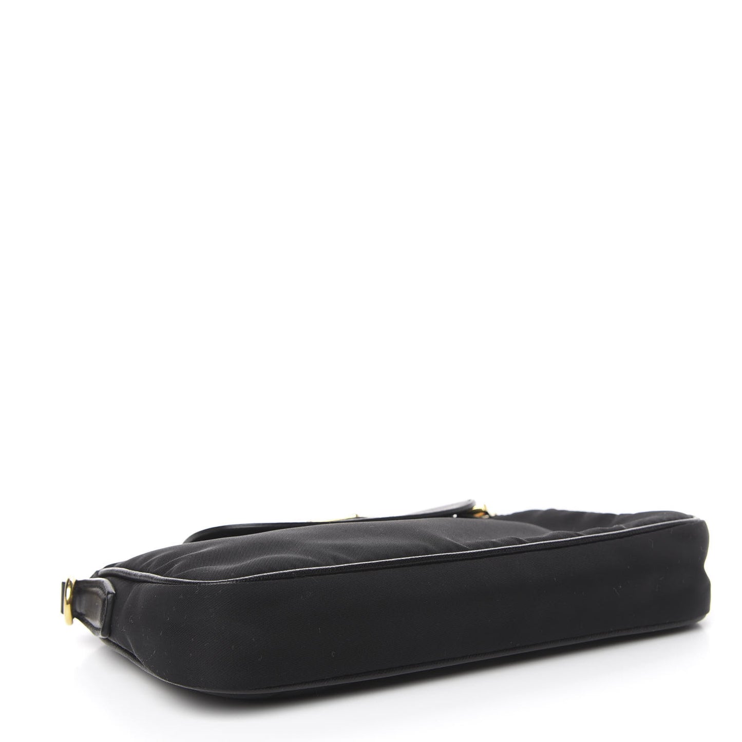 Tessuto Nylon Saffiano Crossbody Bag Black
