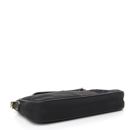 Prada Tessuto Nylon Saffiano Crossbody Bag Black 4 of 11