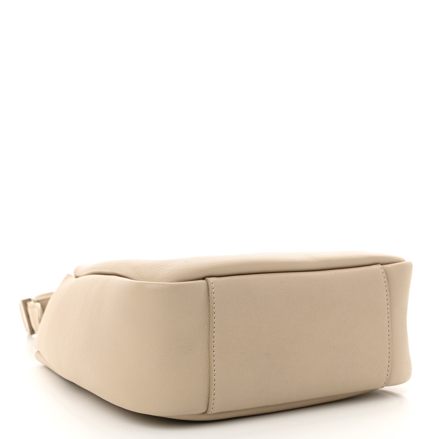 Saint Laurent Smooth Calfskin Small Le 5 A 7 Soft Hobo Sea Salt 4 of 10