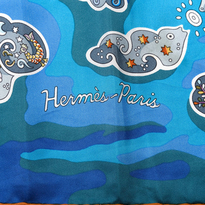 Hermes Silk Nuees Imaginaires Scarf 90 4 of 5