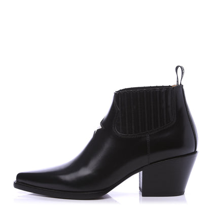 Christian Dior Matte Calfskin L.A. Ankle Boots 41 Black 1 of 9