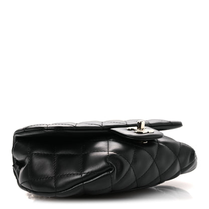 Chanel Calfskin Quilted CC Uniform Flap Belt Bag Black 4 of 13