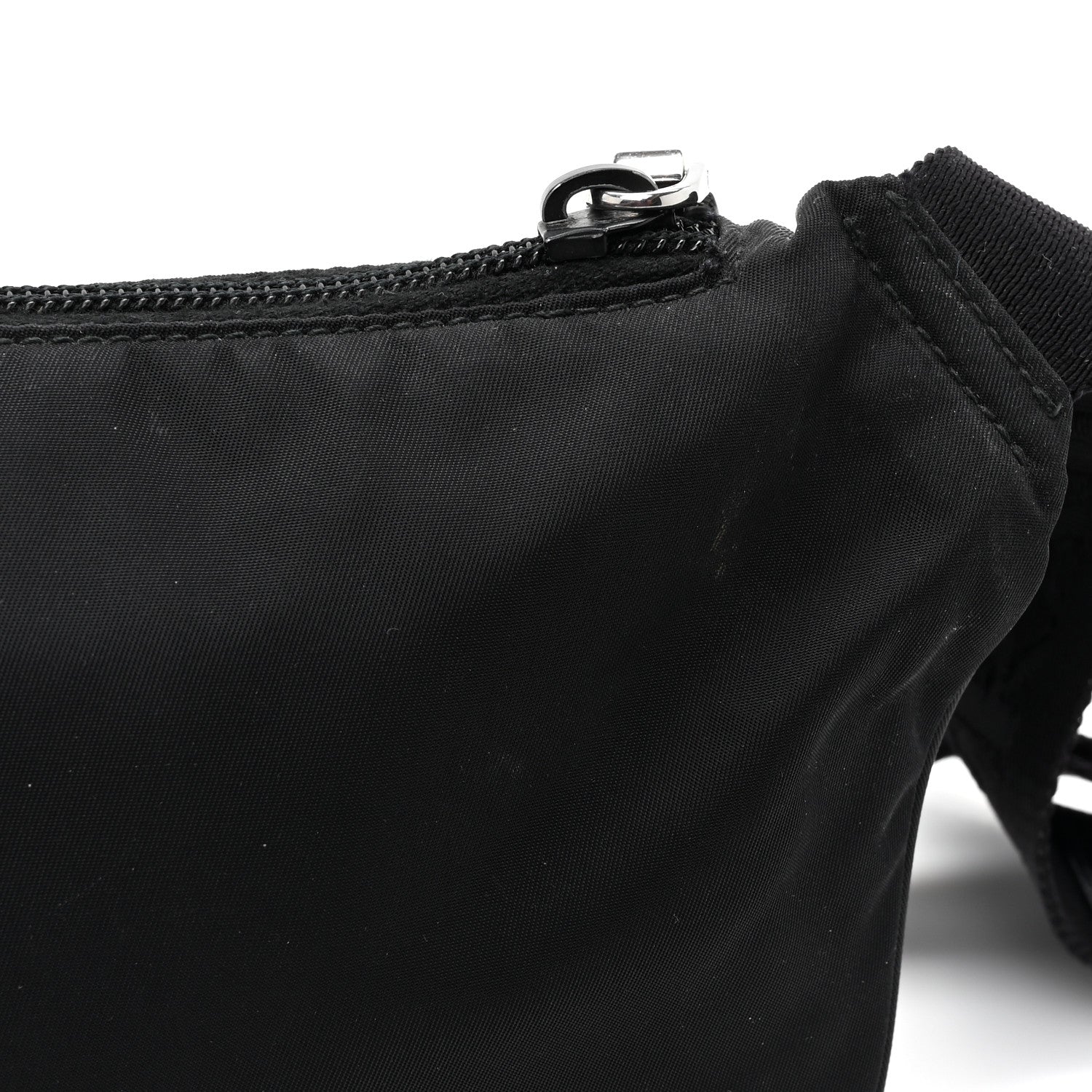 Prada Re-Nylon Saffiano Belt Bag Black 13 of 14