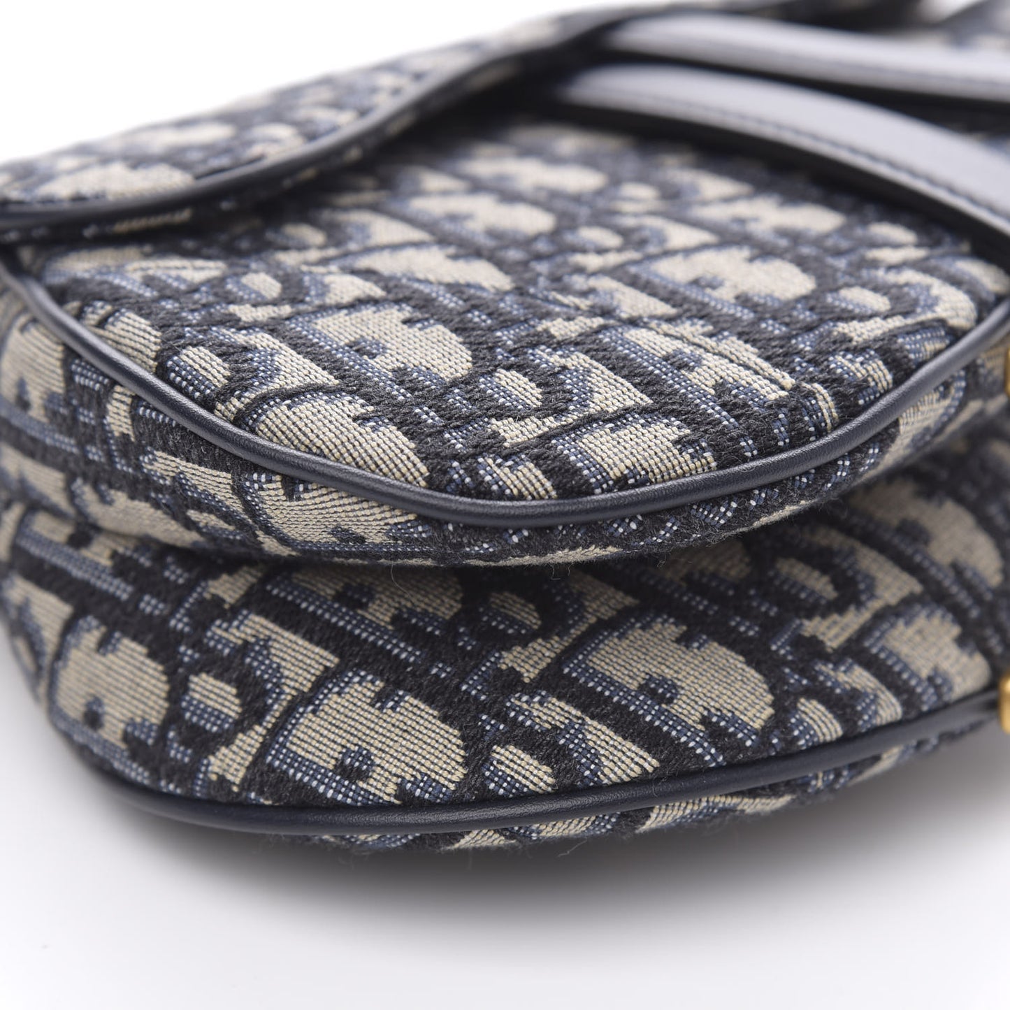 Oblique Mini Saddle Bag Blue