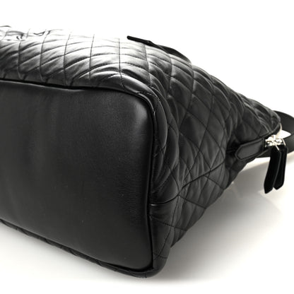 Saint Laurent Calfskin Quilted ES Giant Travel Bag Black 9 of 9