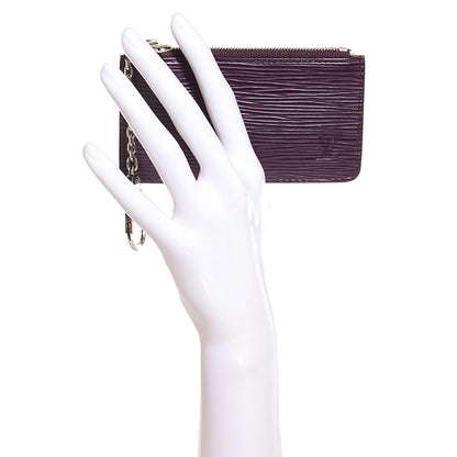 Louis Vuitton Epi Key Pouch Cassis 2 of 8