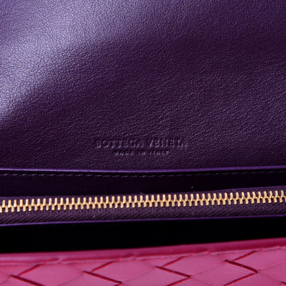 Bottega Veneta Nappa Intrecciato Continental Flap Wallet Antique Pink 5 of 9