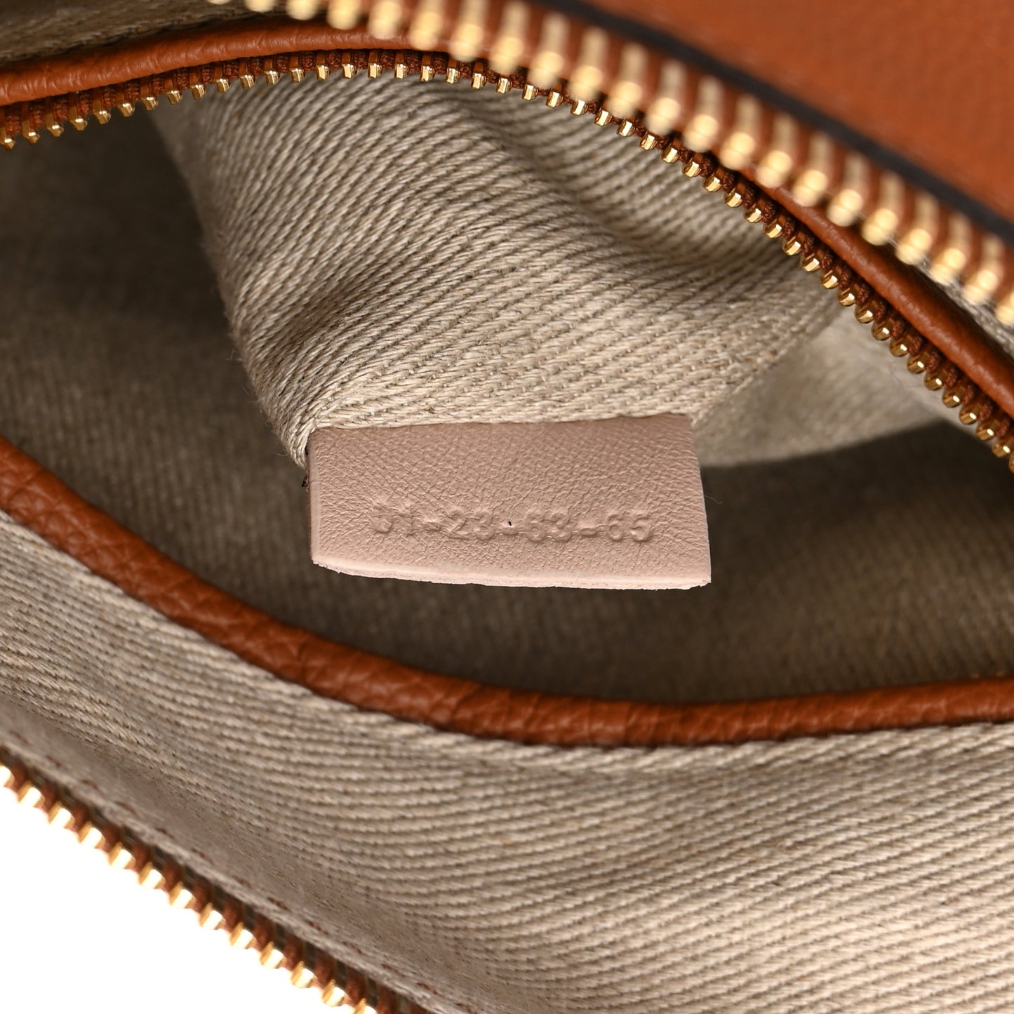 Calfskin Small Marcie Satchel Tan