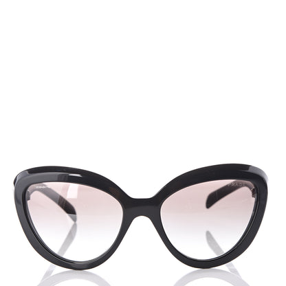 Prada Cat Eye Sunglasses SPR 08R Black 2 of 8