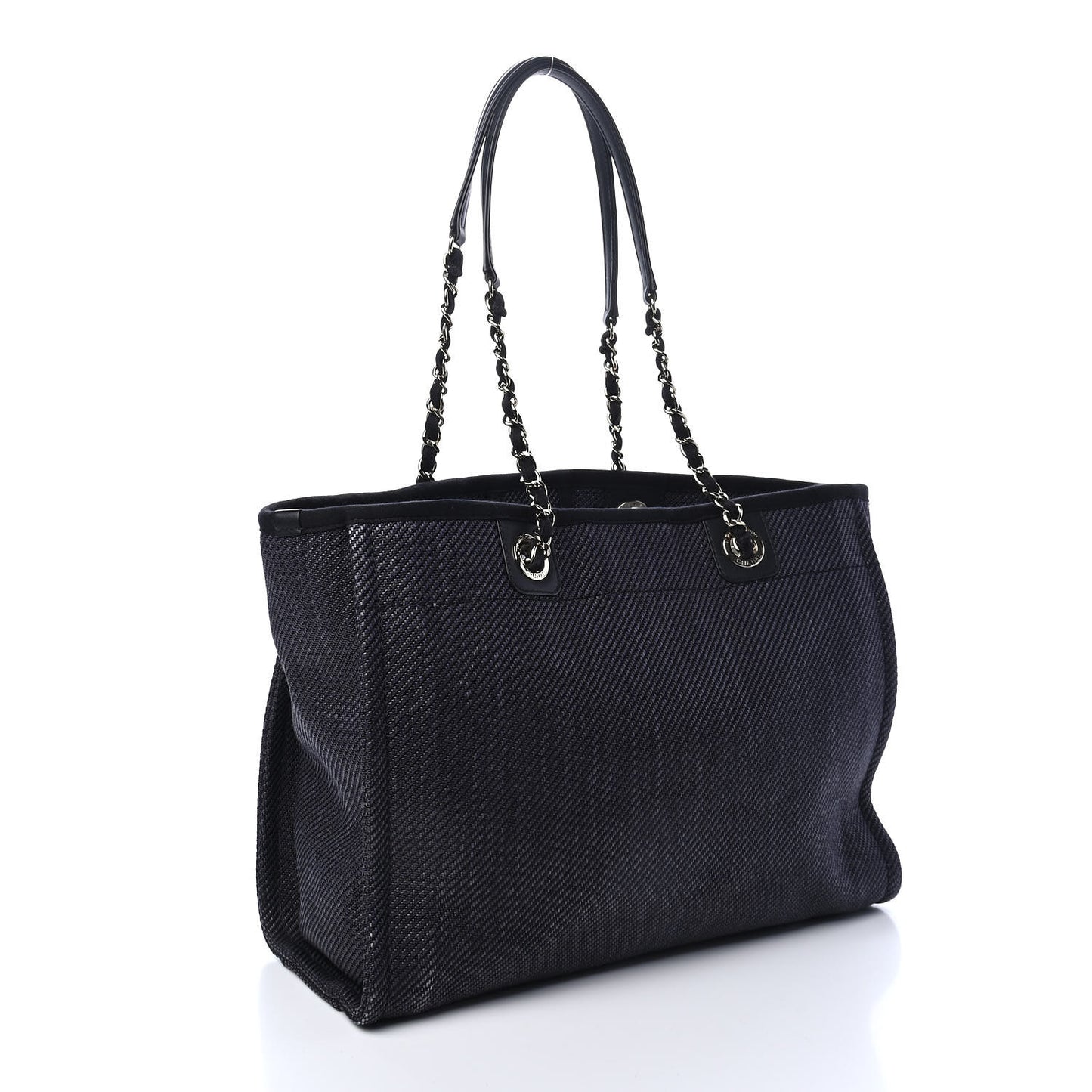 Mixed Fibers Small Deauville Tote Black