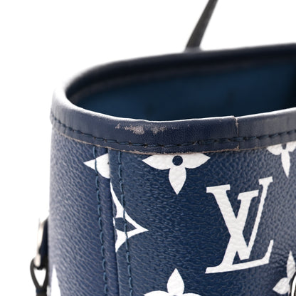 Louis Vuitton Monogram Escale Neverfull MM Blue 11 of 12
