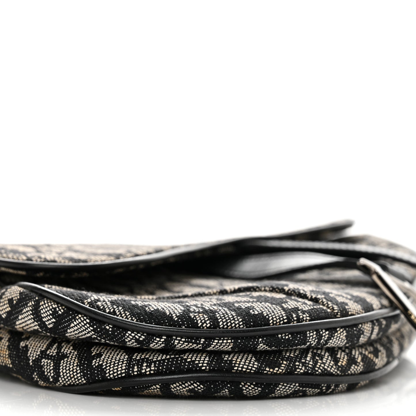 Monogram Saddle Bag Black