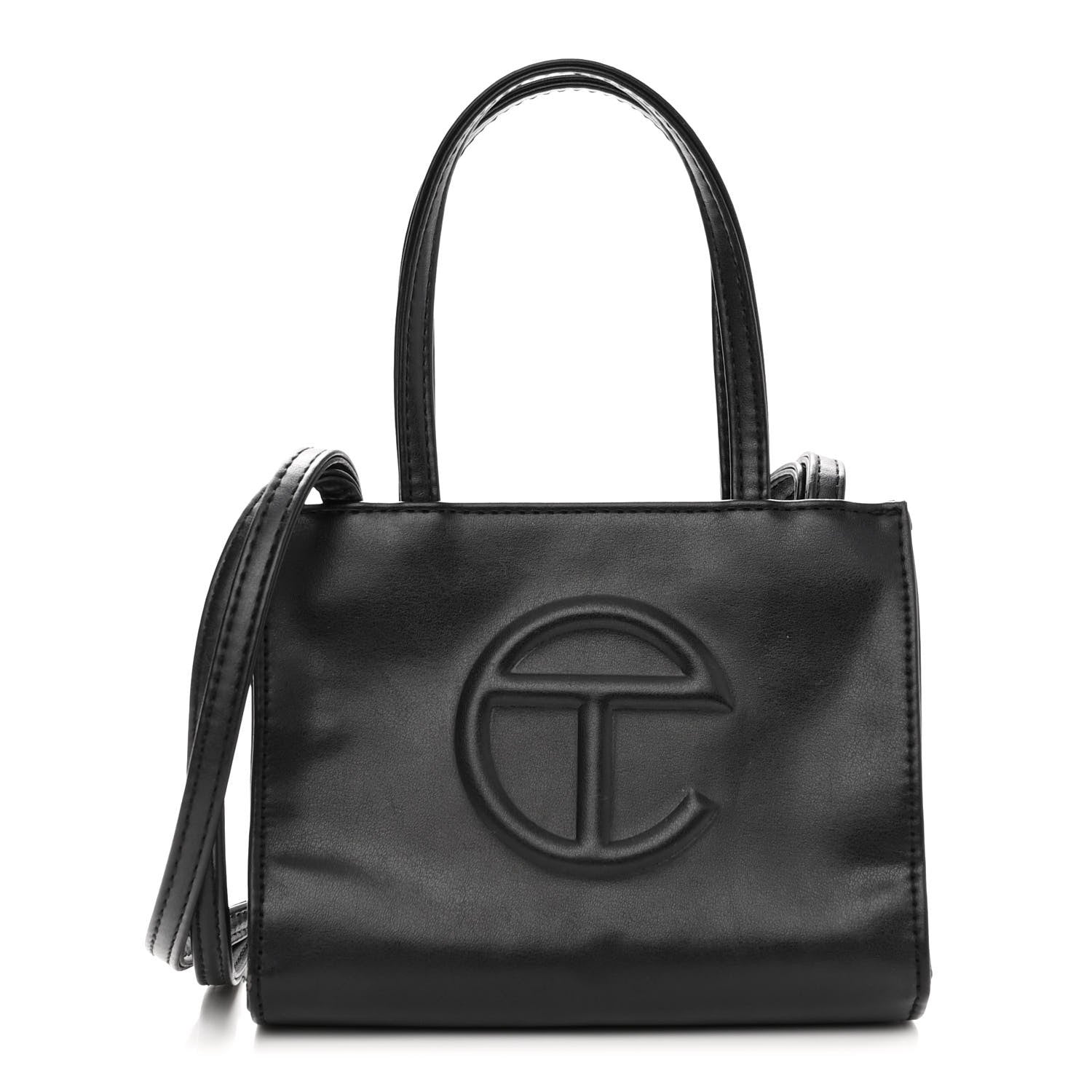 Telfar Vegan Leather Small Shopping Bag Black 1 of 9