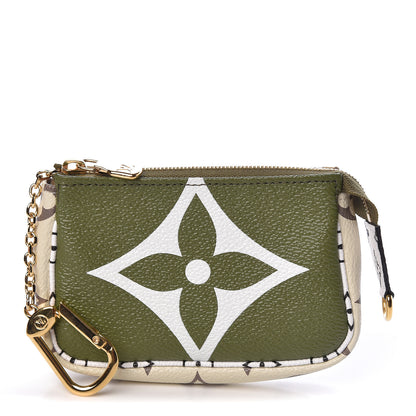 Louis Vuitton Monogram Giant Micro Pochette Accessories Kaki White 1 of 8