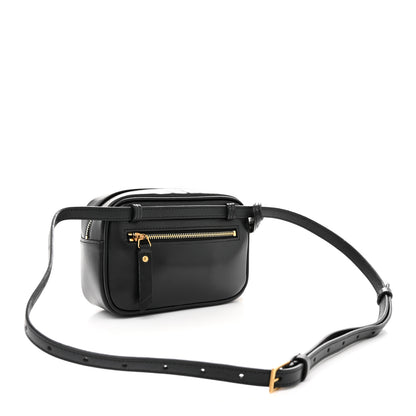 Saint Laurent Calfskin Matelasse Monogram Lou Belt Bag Black 2 of 9