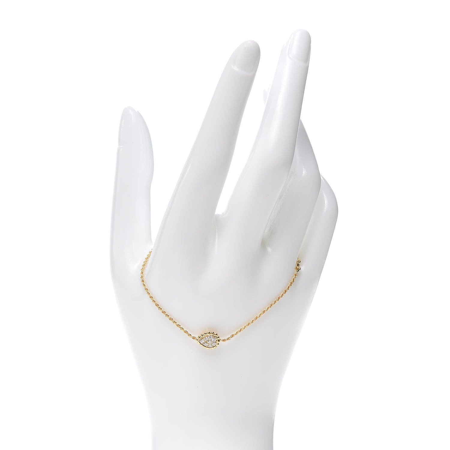 Boucheron 18K Yellow Gold Diamond XS Serpent Boheme Bracelet 2 of 6