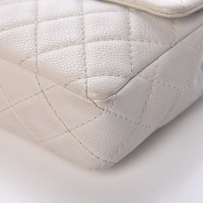 Chanel Soft Caviar Quilted East West Flap White 10 of 31