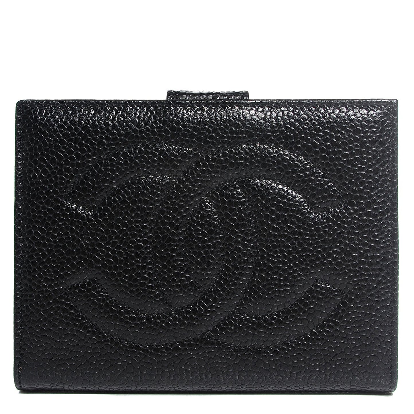 Caviar Timeless CC French Wallet Black
