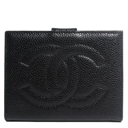 Chanel Caviar Timeless CC French Wallet Black 1 of 9