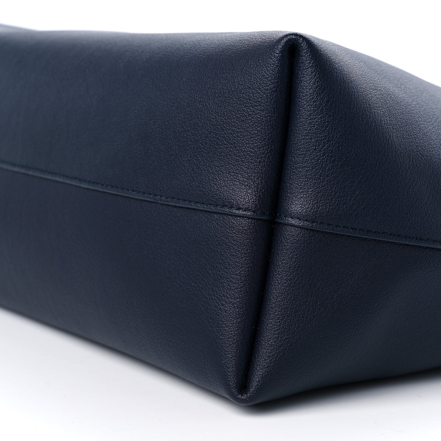 Calfskin Large Shopping Tote Deep Marine