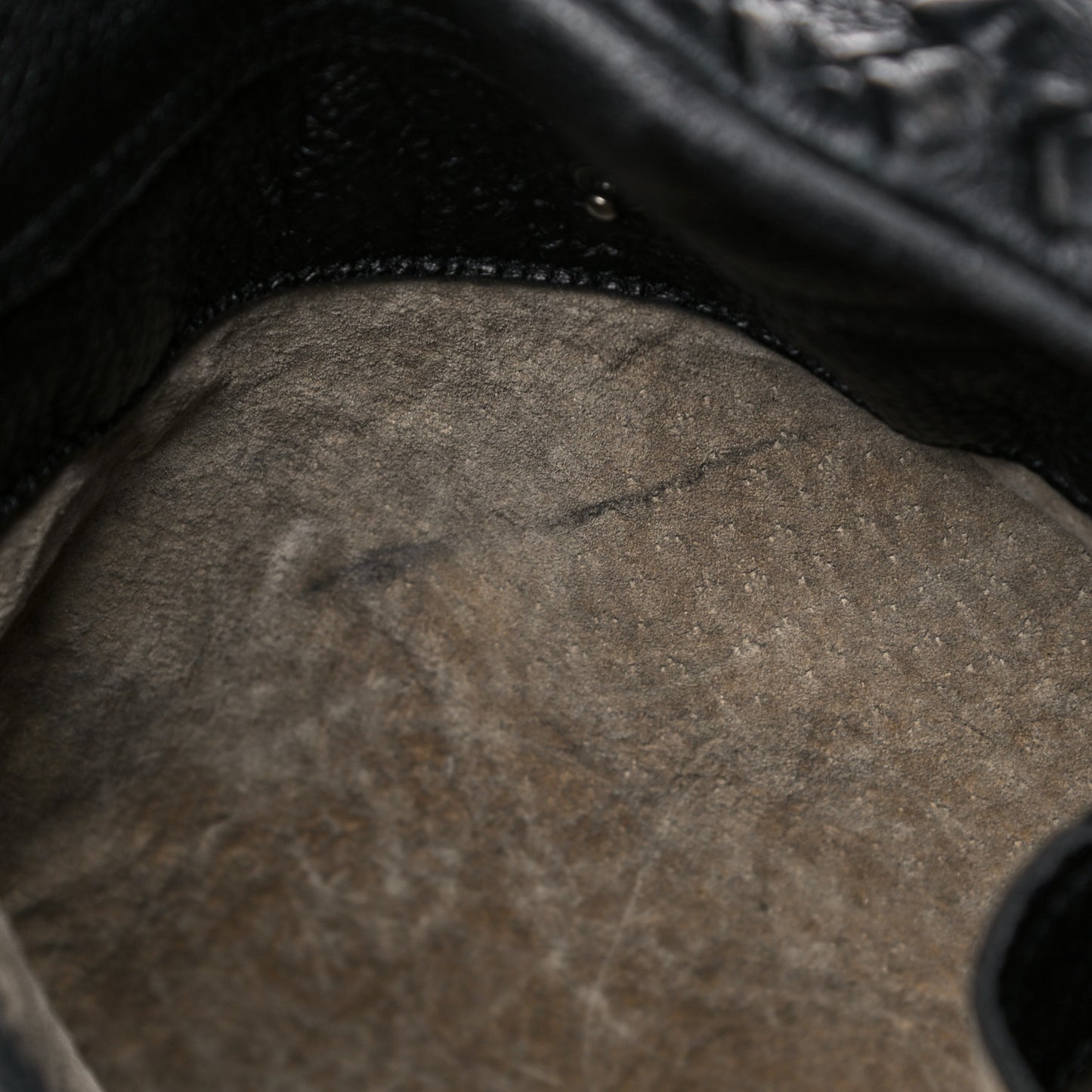 Cervo Deerskin Large Hobo Black