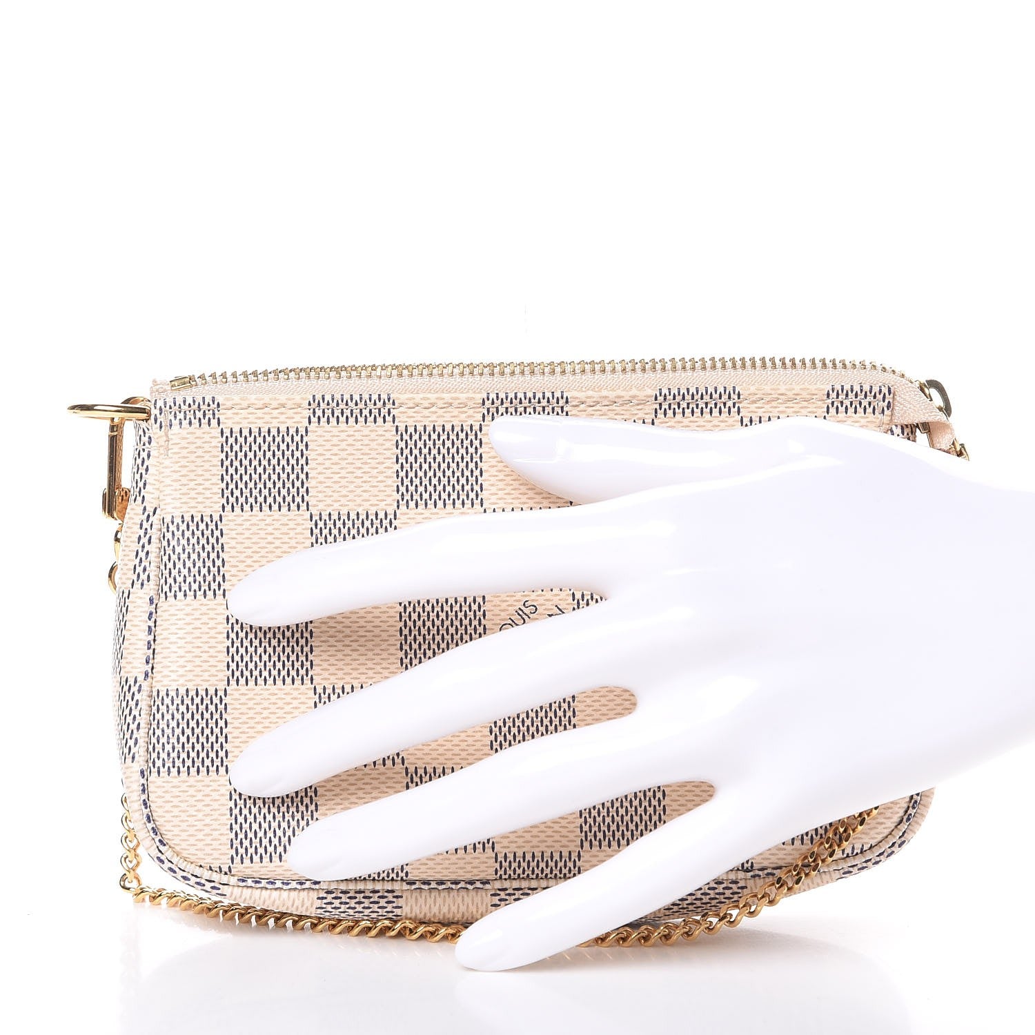 Louis Vuitton Damier Azur Mini Pochette Accessories 2 of 8