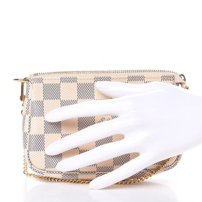 Louis Vuitton Damier Azur Mini Pochette Accessories 2 of 8