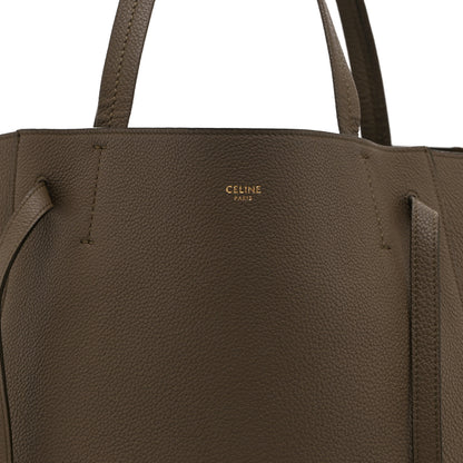 Celine Soft Grained Calfskin Medium Belt Cabas Phantom Taupe 9 of 11