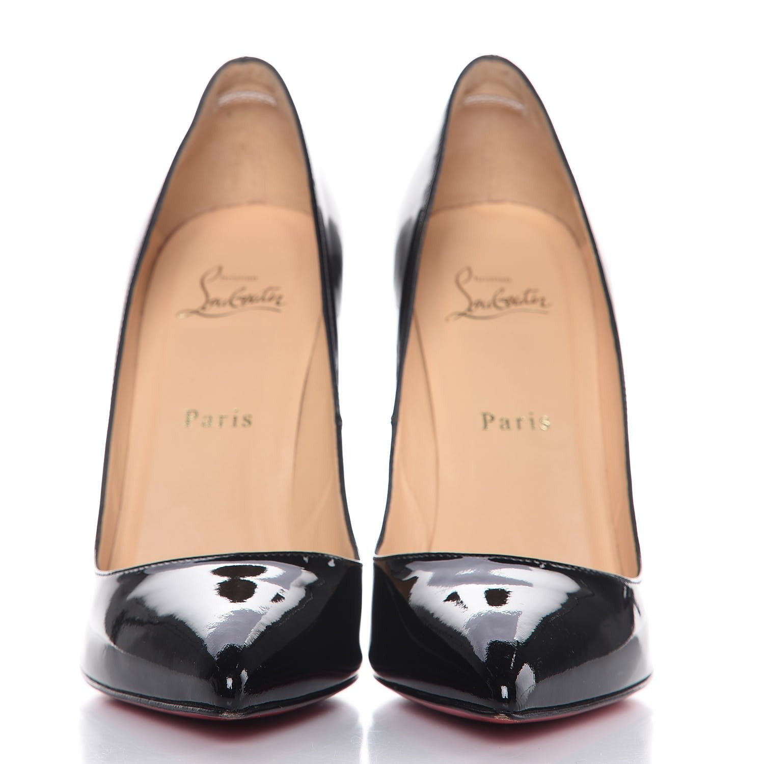 Christian Louboutin Patent Pigalle 120 Pumps 38.5 Black 2 of 9