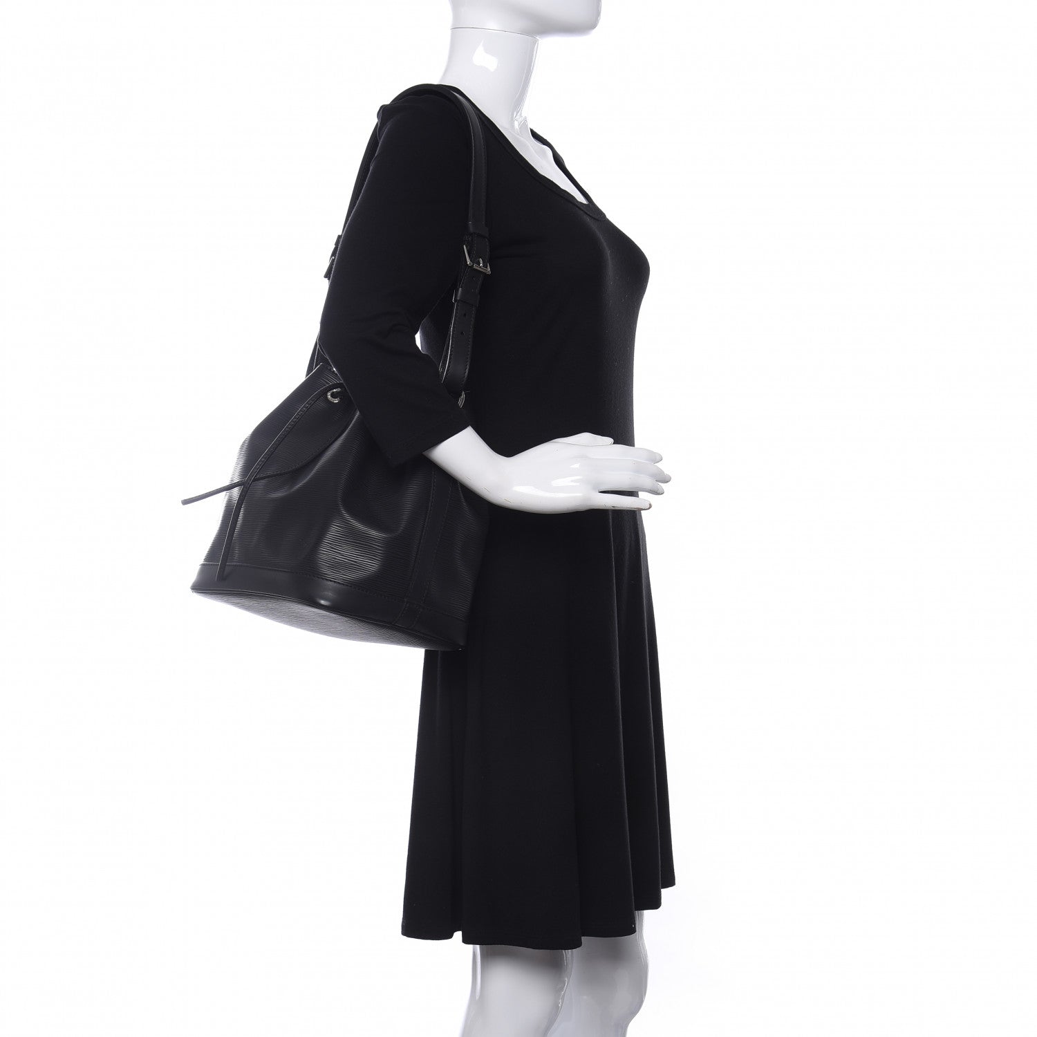 Louis Vuitton Epi Petit Noe NM Black 2 of 8