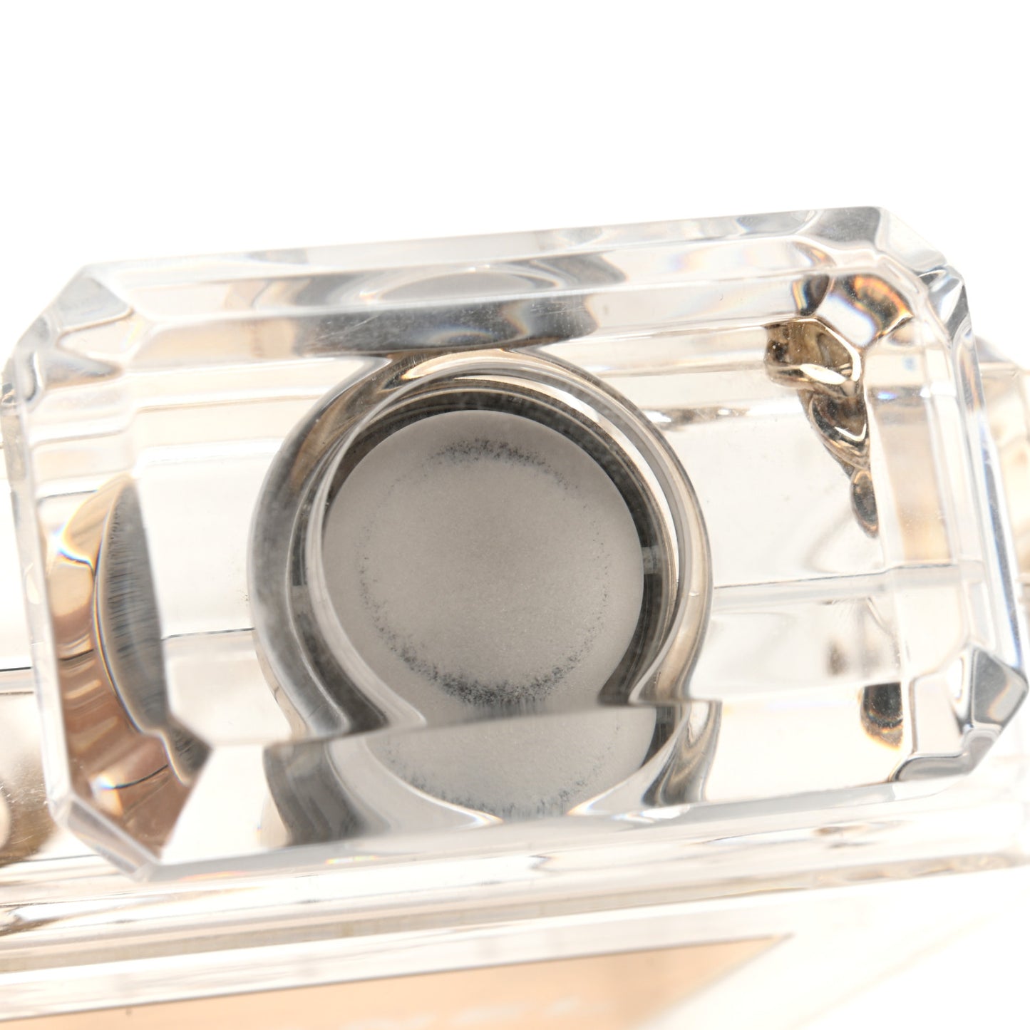 Transluscent Plexiglass Perfume Bottle Clutch