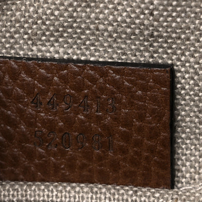 Gucci Monogram Mini Bree Messenger Bag Beige Tabacco 7 of 10