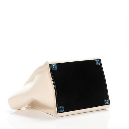Celine Cotton Canvas Medium Phantom Luggage White 4 of 7